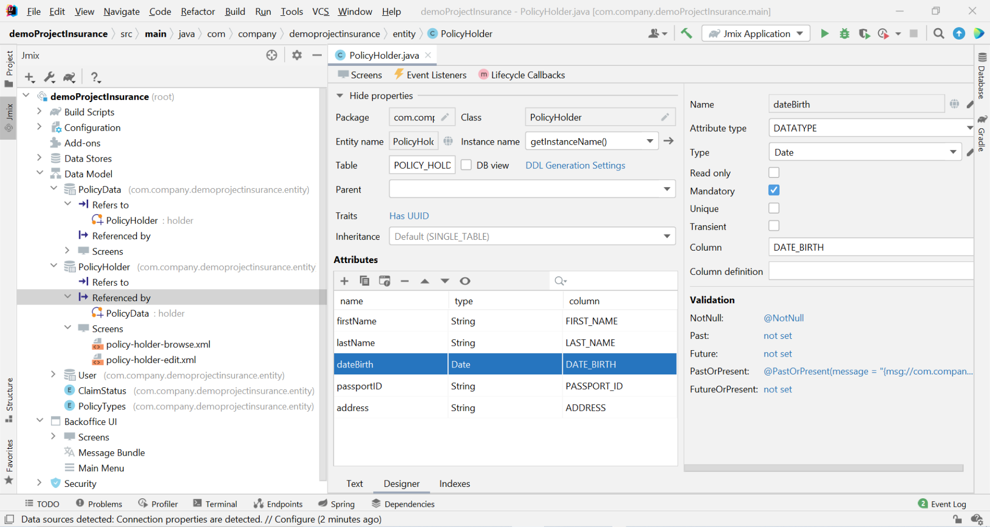 Jmix Orm IDE