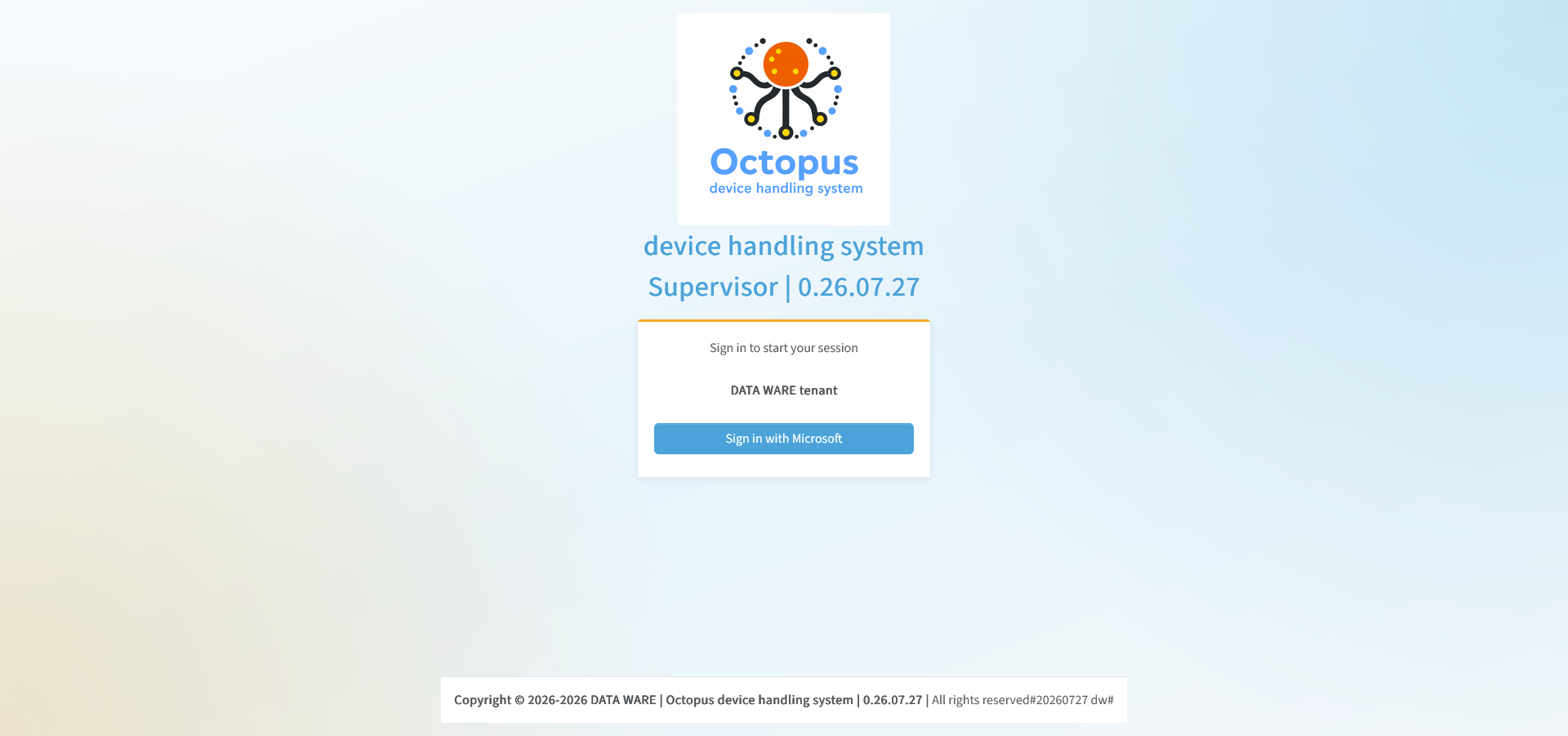 Login Microsoft SSO