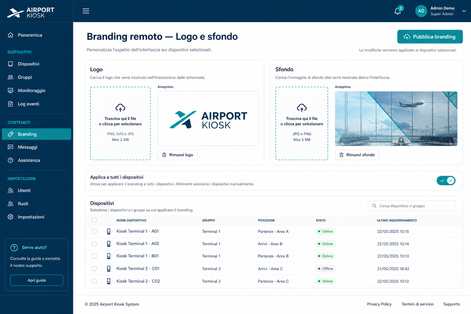 Branding remoto